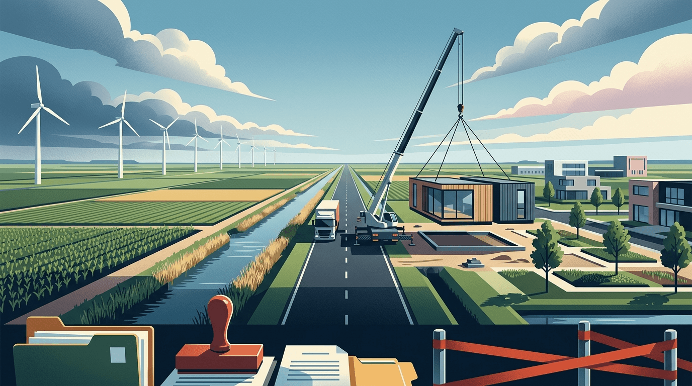 Emmeloordse Woningfabriek: 'Oplossing voor Woningnood Staat Hier, Maar Procedures Remmen Voortgang'